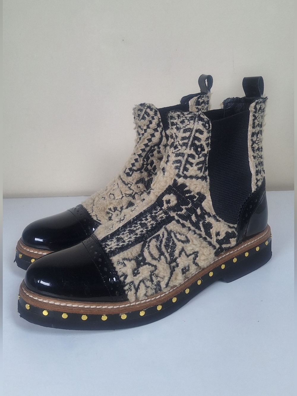 Free People Textile Atlas Chelsea Boot Size EU 38 - Picture 2 of 12